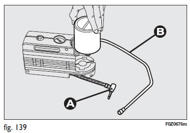 Fiat Panda. Procédure pour remplacer le spray