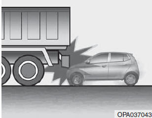 Hyundai Grand i10 - Conditions de non gonflage de l'airbag