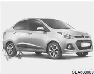 Hyundai Grand i10 - Changement des pneus