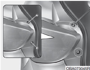 Hyundai Grand i10 - Remplacement de l'ampoule du feu multifonction arrière