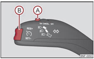  Manette de commande : Bouton à bascule et commutateur du GRA