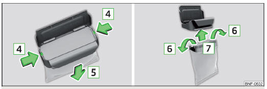 Fig. 62 Remplacement du sac