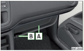 Fig. 68 Vide-poche côté passager