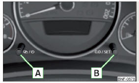 Fig. 26 Touches dans le combiné d'instruments - variante 1