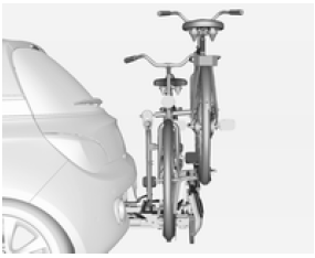 Système de transport arrière pour deux vélos