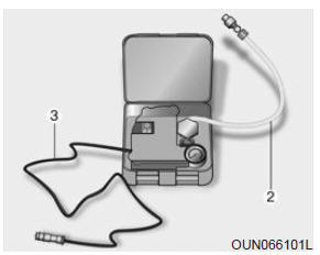 3ème étape : Instructions pour la vérification de la pression de gonflage du pneu