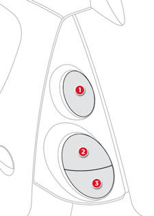 1. Feux de stop / position (P 21/5 W)