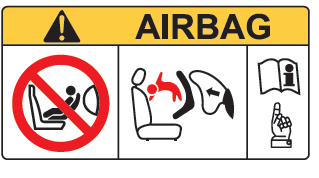 Désactivation de l'airbag frontal passager