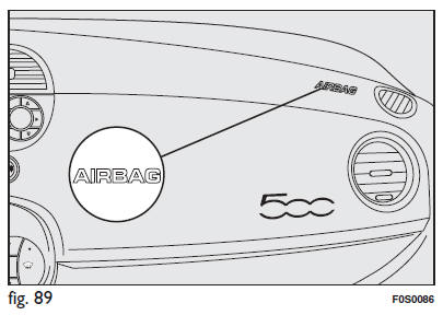 Airbag frontal côté passager