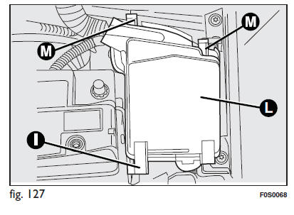 Centrale du compartiment moteur