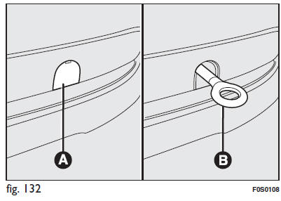 Accrochage de l'anneau d'attelage