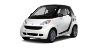 Smart Fortwo: Filet de séparation coffre/habitacle cabriolet - Coffre - Chargement immédiat - Manuel du conducteur Smart Fortwo